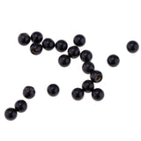 Maxbell 20PCS Stainless Steel Piercing Jewelry Replacement Ball 1.2X3mm Black