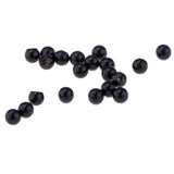 Maxbell 20PCS Stainless Steel Piercing Jewelry Replacement Ball 1.2X3mm Black