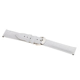 Maxbell Waterproof Watch Straps Crocodile-Embossed Leather Clasp Replacement  18mm