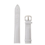 Maxbell Waterproof Watch Straps Crocodile-Embossed Leather Clasp Replacement  18mm