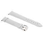 Maxbell Waterproof Watch Straps Crocodile-Embossed Leather Clasp Replacement  18mm