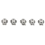 Maxbell 5Pcs Mini Aircraft Alloy Beads Charms Pendant Bracelet DIY Jewelry Making