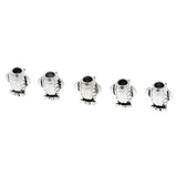 Maxbell 5Pcs Mini Aircraft Alloy Beads Charms Pendant Bracelet DIY Jewelry Making