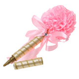 Maxbell Wedding Party Reception Pink Flower Wand Guest Book Signing Pen Table Decor