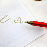 Maxbell Wedding Party Reception Pink Flower Wand Guest Book Signing Pen Table Decor