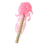 Maxbell Wedding Party Reception Pink Flower Wand Guest Book Signing Pen Table Decor
