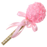 Maxbell Wedding Party Reception Pink Flower Wand Guest Book Signing Pen Table Decor