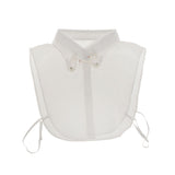 Maxbell Phenovo Womens Half Shirts Detachable Blouse Faux Collar White Swan Pattern