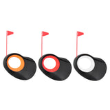 Maxbell Golf Putting Hole with Flag Putting Practice Cup Training Aids Orange 1