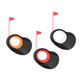 Maxbell Golf Putting Hole with Flag Putting Practice Cup Training Aids Orange 1