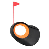 Maxbell Golf Putting Hole with Flag Putting Practice Cup Training Aids Orange 1