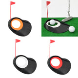 Maxbell Golf Putting Hole with Flag Putting Practice Cup Training Aids Orange 1