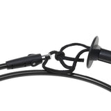 Maxbell 5ft 5.5mm Straight Bodyboard Surfboard Leash & Bicep Wrist Cuff - Black