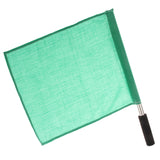 Maxbell Referee Football Soccer Hocky Lineman Flag Hand Flag Competition Flag Green