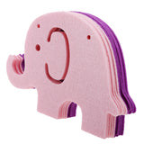 Maxbell 10 Pieces Bunting Garland Bunny Bear Hanging Banner Pink Purple Elephant