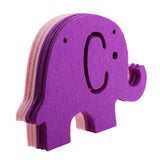 Maxbell 10 Pieces Bunting Garland Bunny Bear Hanging Banner Pink Purple Elephant