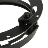 Maxbell 7 Inch Motorcycle Round Headlight Mounting Ring Bracket for Harley - Black