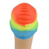 Maxbell Unisex Adult Kids Waterproof Silicone Swimming Pool Cap Swim Shower Hat A3