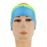 Maxbell Unisex Adult Kids Waterproof Silicone Swimming Pool Cap Swim Shower Hat A3