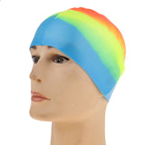 Maxbell Unisex Adult Kids Waterproof Silicone Swimming Pool Cap Swim Shower Hat A3