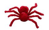 Maxbell 30cm Large Spider Plush Toy / Halloween Decor - Red