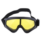 Maxbell Motorcycle Riding Goggles Anti-Sand/Dust/UV Protective Glasses  Yellow