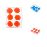 Maxbell 6 Pieces Waterproof Soft Silicone Swimming Bathing Ear Plugs Earplugs Orange