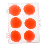 Maxbell 6 Pieces Waterproof Soft Silicone Swimming Bathing Ear Plugs Earplugs Orange