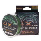 Maxbell 4 Strand 100m/109yard PE Braided Fishing Line Multifilament Fishing Wire 0.8