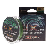 Maxbell 4 Strand 100m/109yard PE Braided Fishing Line Multifilament Fishing Wire 0.4