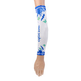 Maxbell Cycling Golf Fishing Arm Sleeves Quick Drying Sun UV Protection M Blue