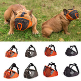 Maxbell Pet Dog Anti-biting Muzzle Cover Puppy Muzzle Face Mask Grooming Tools Orange - L