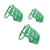 Maxbell 2Pc Adjustable Basket Mouth Muzzle Cover for Dog Training Bark Bite Green#6