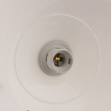 Maxbell Semi-circular Ceiling Light Shade Cover Pendant Lampshade Fixture White