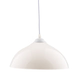 Maxbell Semi-circular Ceiling Light Shade Cover Pendant Lampshade Fixture White