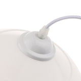 Maxbell Semi-circular Ceiling Light Shade Cover Pendant Lampshade Fixture White