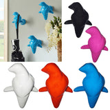 Maxbell Bird Shape Clothes Hat Hanger Hooks Dressing Room Bathroom Wall Decor Red