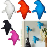 Maxbell Bird Shape Clothes Hat Hanger Hooks Dressing Room Bathroom Wall Decor Red