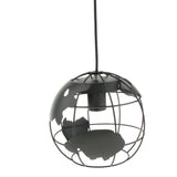 Maxbell Global Pattern Pendant Light Shade Lamp Shade Lounge Hall Black With Line