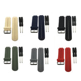 Maxbell Silicone Bands Universal For Garmin Forerunner 220 230 235 620 630 Black