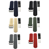 Maxbell Silicone Bands Universal For Garmin Forerunner 220 230 235 620 630 Black