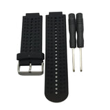 Maxbell Silicone Bands Universal For Garmin Forerunner 220 230 235 620 630 Black