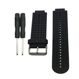 Maxbell Silicone Bands Universal For Garmin Forerunner 220 230 235 620 630 Black