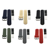 Maxbell Silicone Bands Universal For Garmin Forerunner 220 230 235 620 630 Black