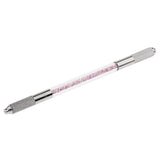 Maxbell Crystal Acrylic Manual Tattoo Pen Microblading Permanent Eyebrow Tool Purple