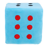 Maxbell Plush Dice Stuffed Toy Dice Pillow Hang Car Dice Sofa Decoration Blue