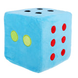 Maxbell Plush Dice Stuffed Toy Dice Pillow Hang Car Dice Sofa Decoration Blue