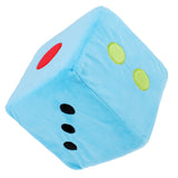 Maxbell Plush Dice Stuffed Toy Dice Pillow Hang Car Dice Sofa Decoration Blue