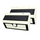 Maxbell LED Solar Powered Motion Sensor Light Outdoor Garden Wall Light White 20LED