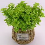 Maxbell Artificial Celery Leaves Plants Home Office Wedding Garden Decor Green #3